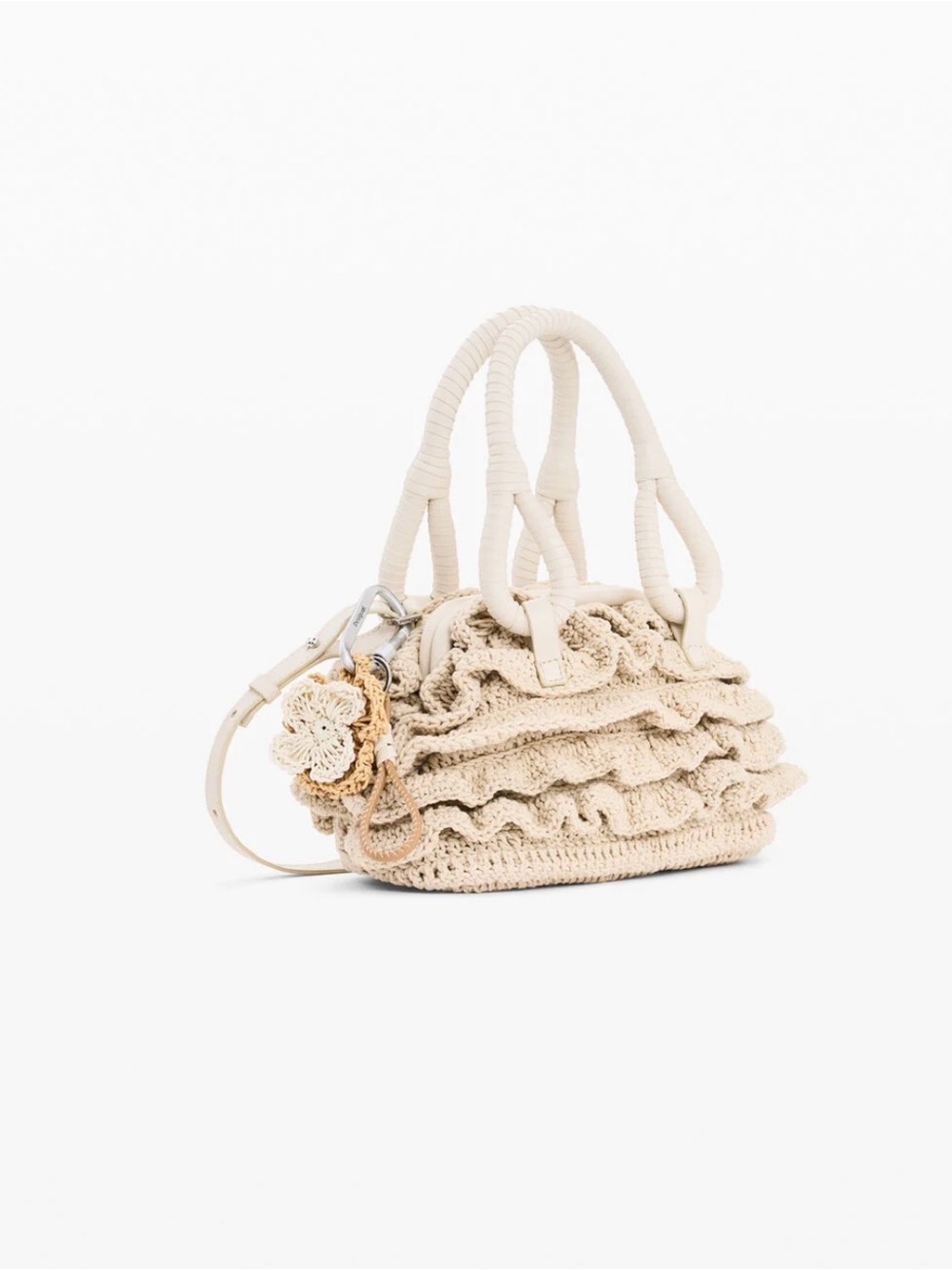 Desigual SMALL CROCHET FLOWER BAG